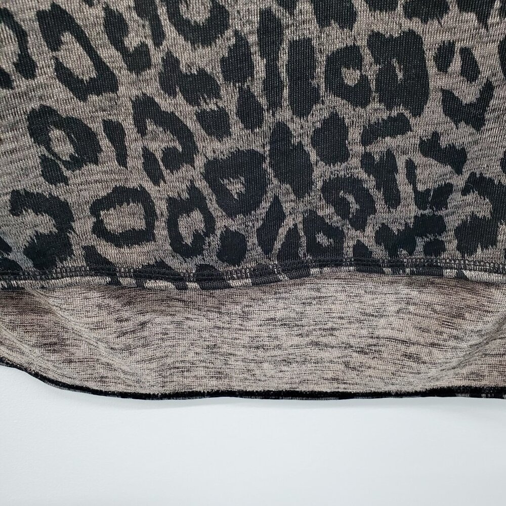 ZARA Leopard Print Long Sleeve Knit Top Pullover Animal Print Shirt‎ Size S - Picture 7 of 14